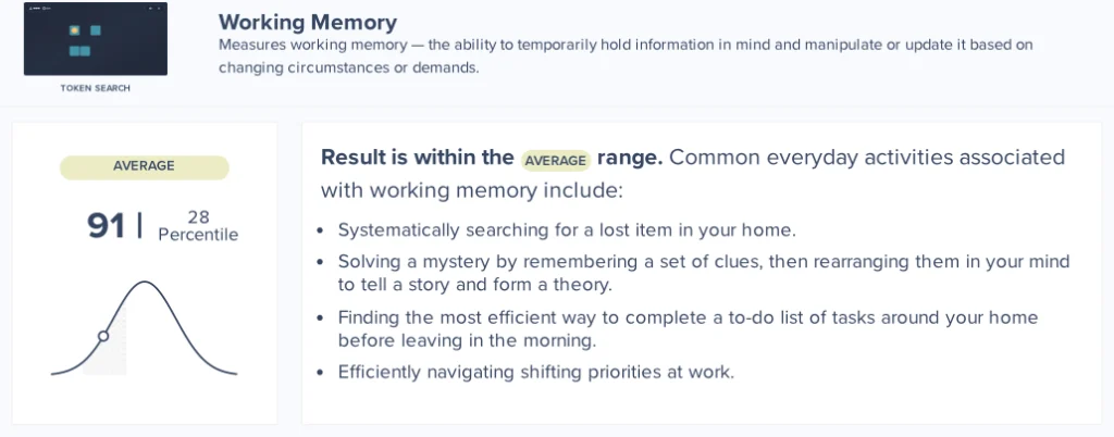 Cognitive treatments working memory tampa