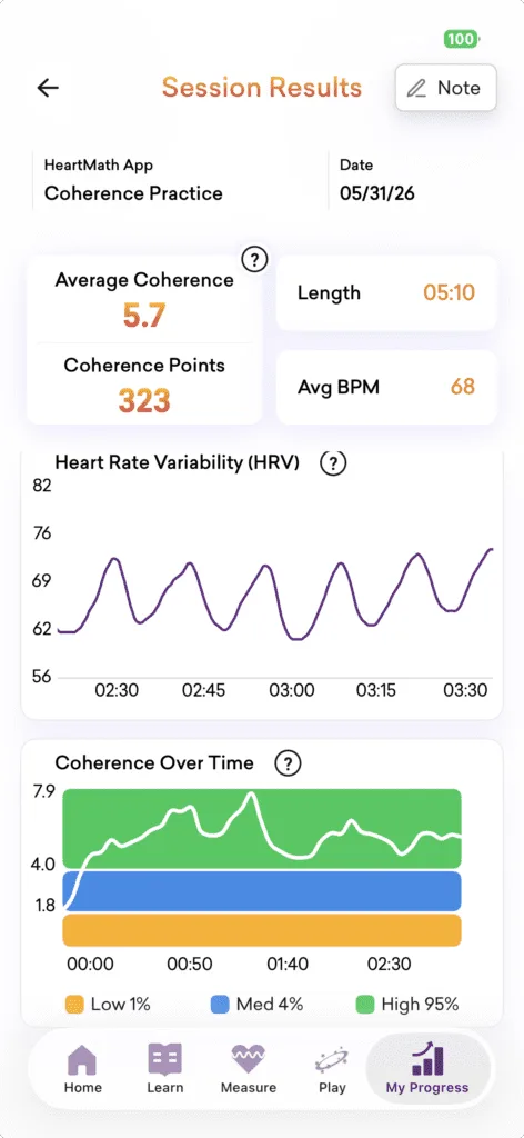 heart coherence training