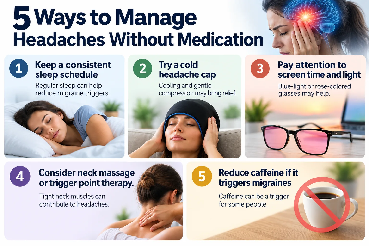 Manage Headaches Without Medication